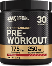 Muscle Fuel Gold Standard Pre Workout Optimum Nutrition 330g Fruit Punch